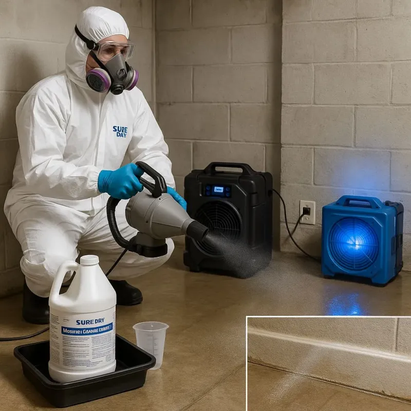Sanitization and Odor Removal process in Oakdale, LA
